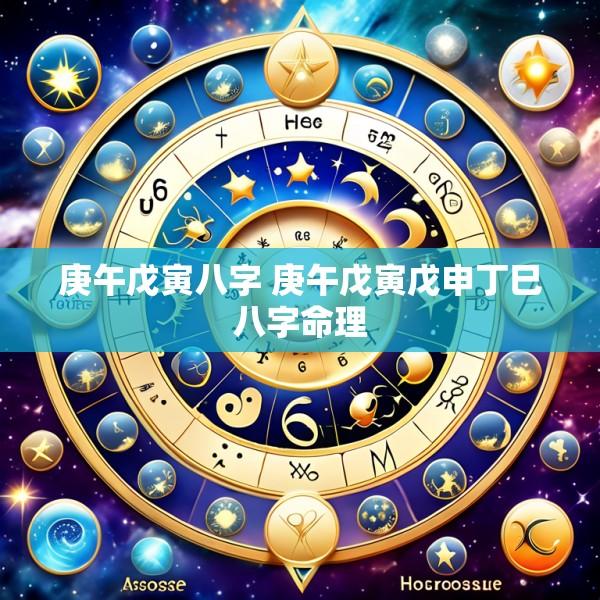 庚午戊寅八字 庚午戊寅戊申丁巳八字命理