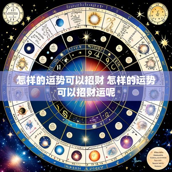 怎样的运势可以招财 怎样的运势可以招财运呢