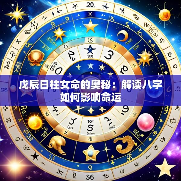 戊辰日柱女命的奥秘：解读八字如何影响命运