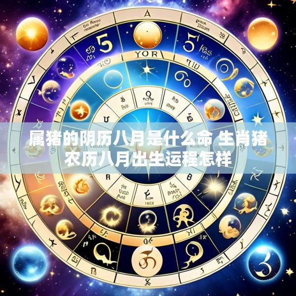 属猪的阴历八月是什么命 生肖猪农历八月出生运程怎样