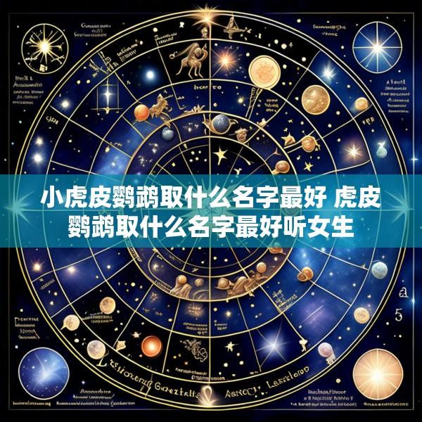 小虎皮鹦鹉取什么名字最好 虎皮鹦鹉取什么名字最好听女生