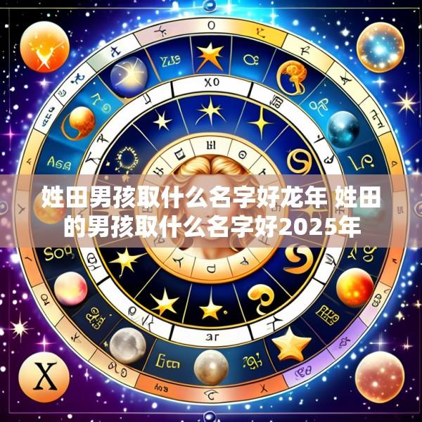 姓田男孩取什么名字好龙年 姓田的男孩取什么名字好2025年