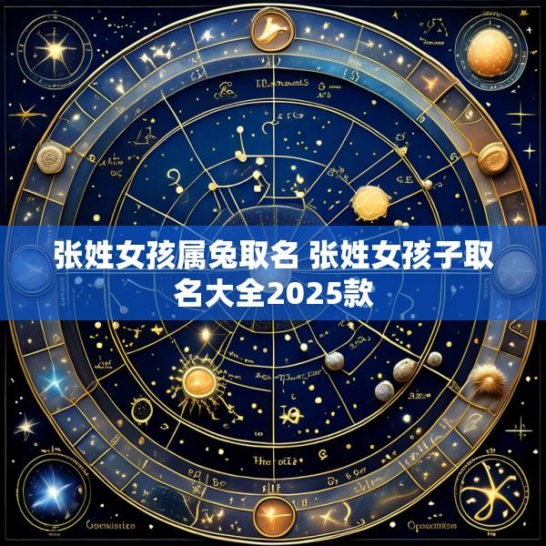 张姓女孩属兔取名 张姓女孩子取名大全2025款