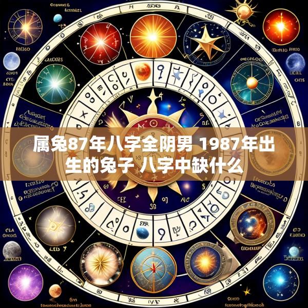 属兔87年八字全阴男 1987年出生的兔子 八字中缺什么