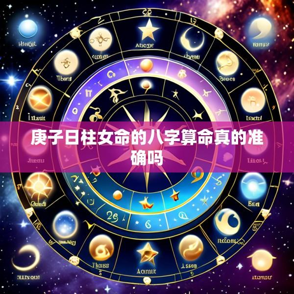 庚子日柱女命的八字算命真的准确吗