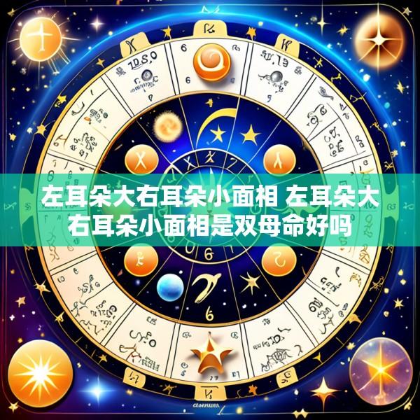 左耳朵大右耳朵小面相 左耳朵大右耳朵小面相是双母命好吗
