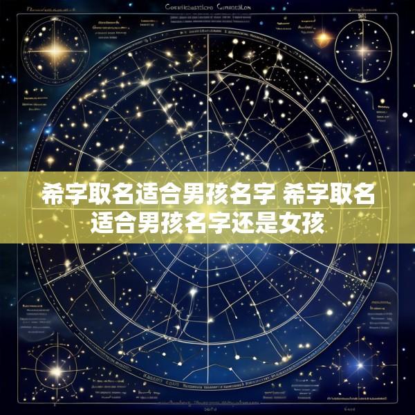希字取名适合男孩名字 希字取名适合男孩名字还是女孩