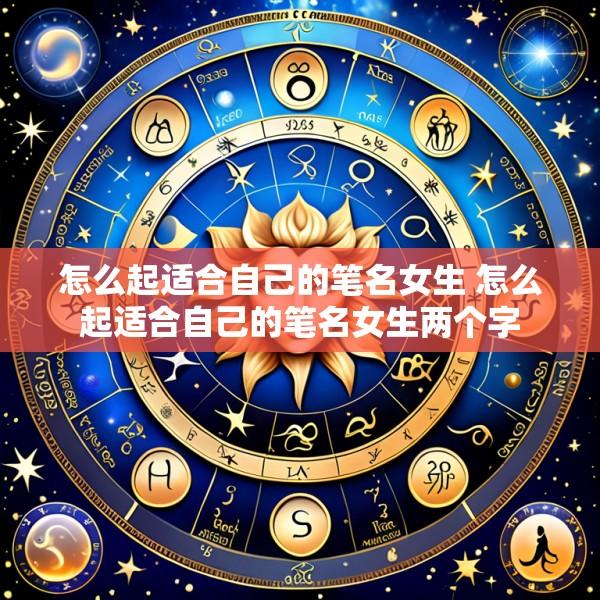 怎么起适合自己的笔名女生 怎么起适合自己的笔名女生两个字
