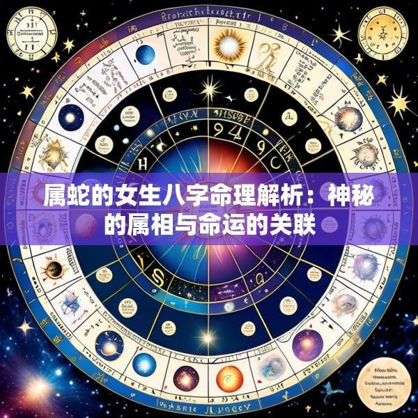 属蛇的女生八字命理解析：神秘的属相与命运的关联