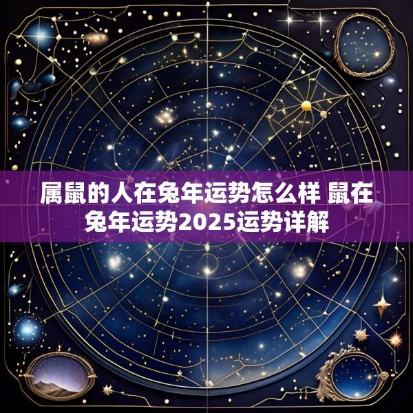 属鼠的人在兔年运势怎么样 鼠在兔年运势2025运势详解