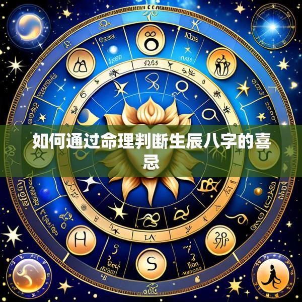 如何通过命理判断生辰八字的喜忌