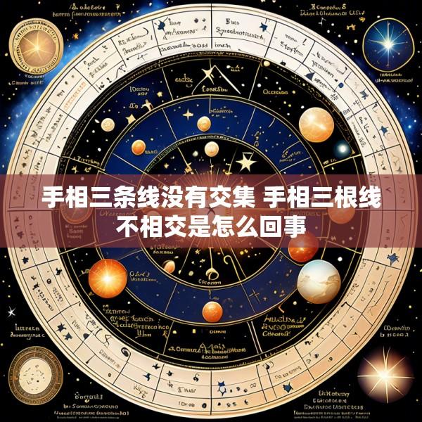 手相三条线没有交集 手相三根线不相交是怎么回事