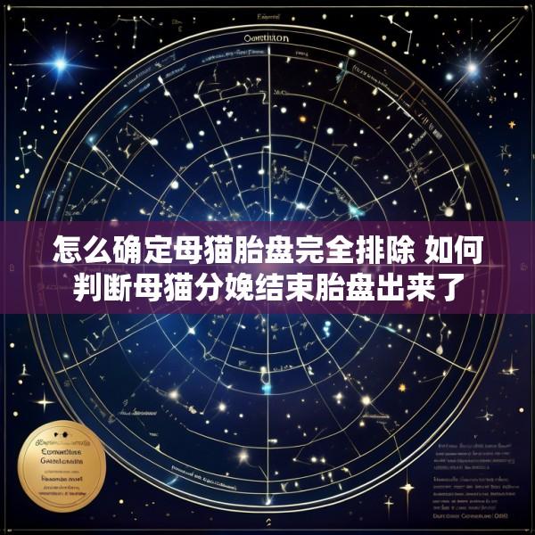 怎么确定母猫胎盘完全排除 如何判断母猫分娩结束胎盘出来了
