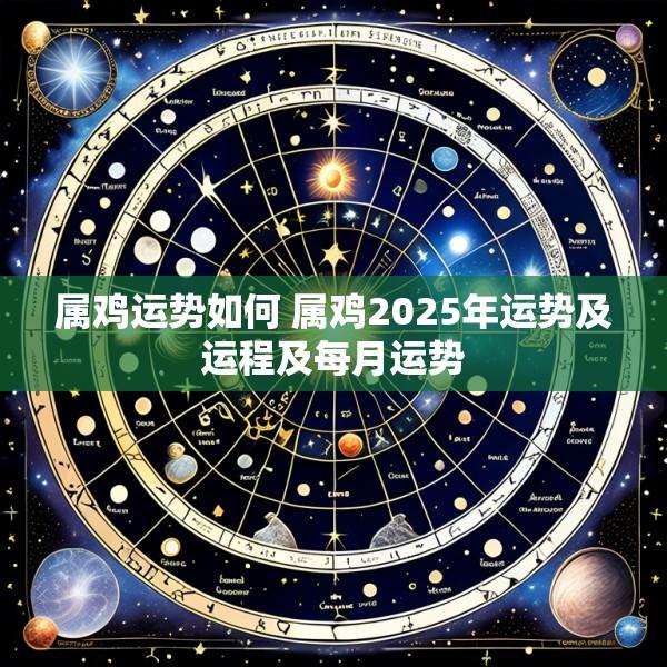 属鸡运势如何 属鸡2025年运势及运程及每月运势
