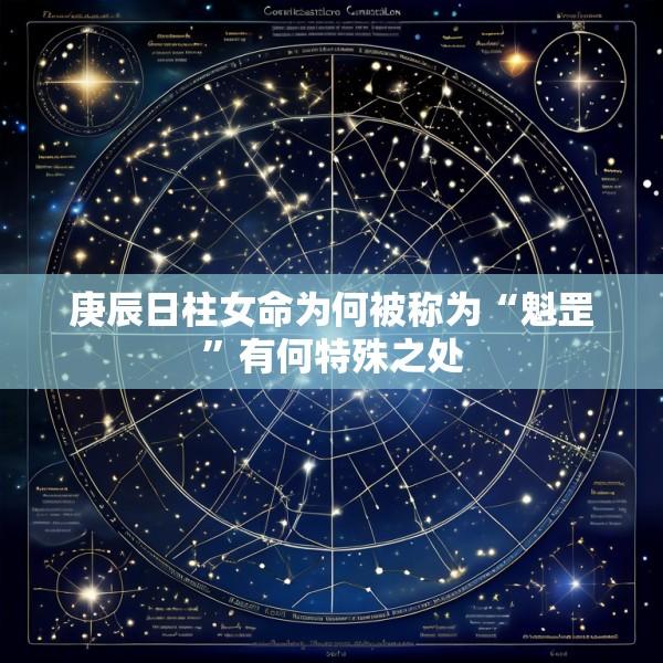 庚辰日柱女命为何被称为“魁罡”有何特殊之处