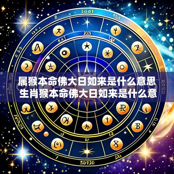 属猴本命佛大日如来是什么意思 生肖猴本命佛大日如来是什么意思