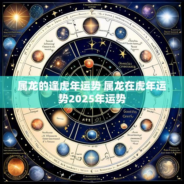 属龙的逢虎年运势 属龙在虎年运势2025年运势