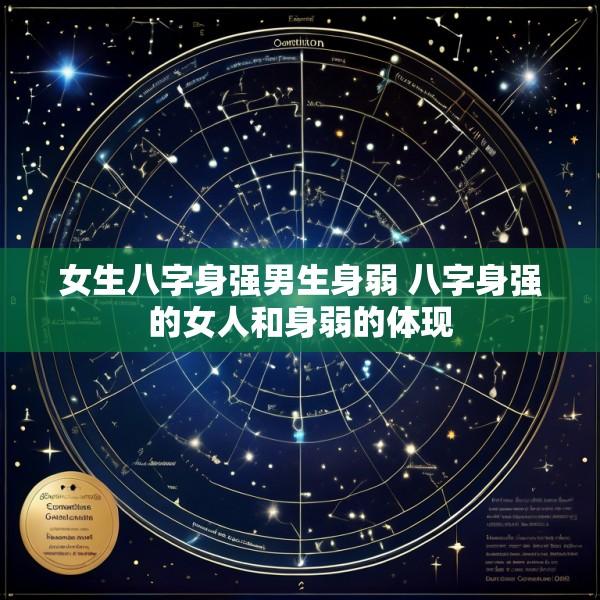 女生八字身强男生身弱 八字身强的女人和身弱的体现