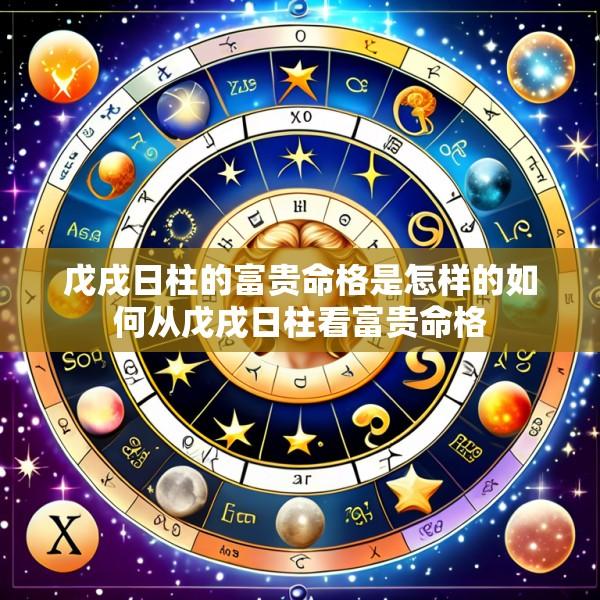 戊戌日柱的富贵命格是怎样的如何从戊戌日柱看富贵命格