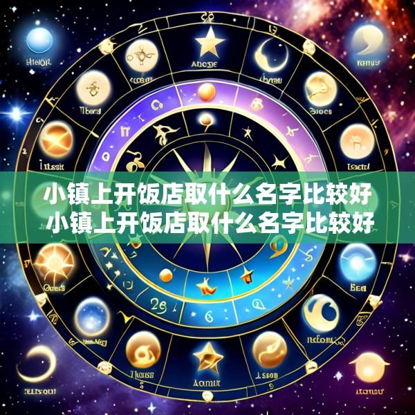 小镇上开饭店取什么名字比较好 小镇上开饭店取什么名字比较好一点