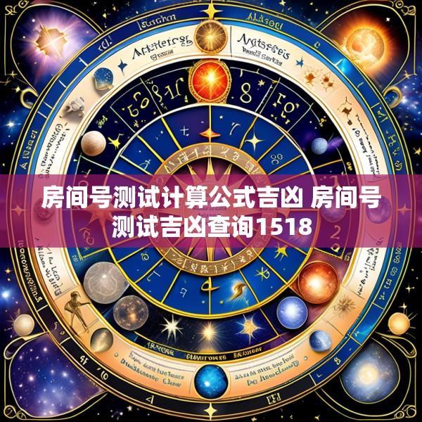 房间号测试计算公式吉凶 房间号测试吉凶查询1518
