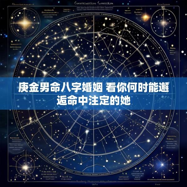 庚金男命八字婚姻 看你何时能邂逅命中注定的她