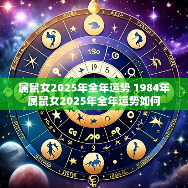 属鼠女2025年全年运势 1984年属鼠女2025年全年运势如何