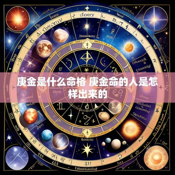 庚金是什么命格 庚金命的人是怎样出来的