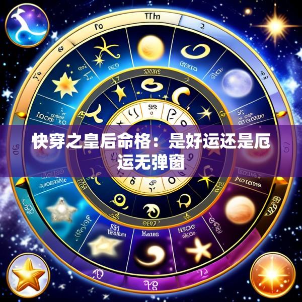 快穿之皇后命格：是好运还是厄运无弹窗
