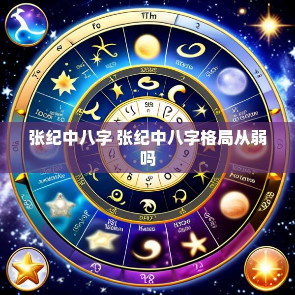 张纪中八字 张纪中八字格局从弱吗