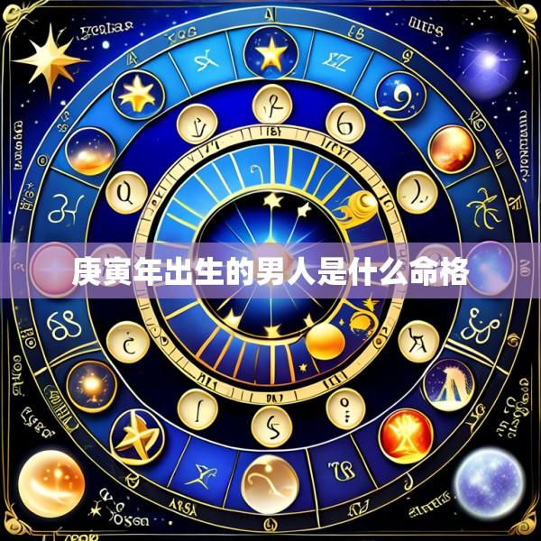 庚寅年出生的男人是什么命格