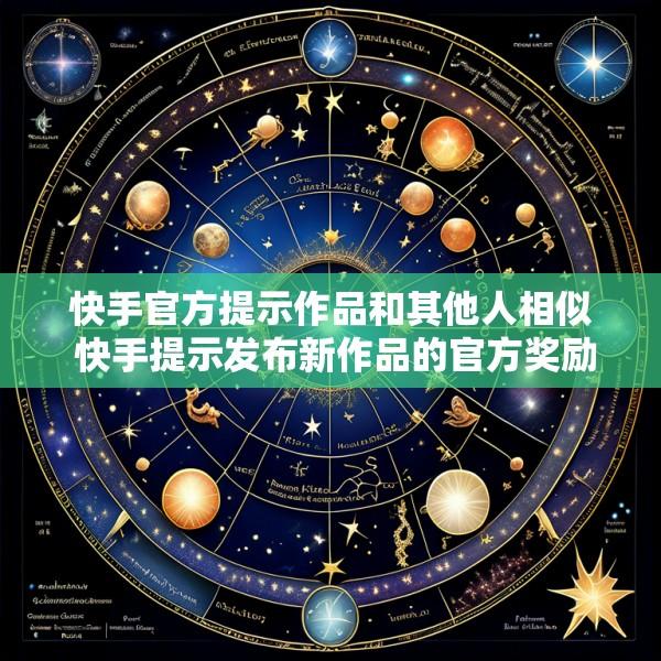 快手官方提示作品和其他人相似 快手提示发布新作品的官方奖励