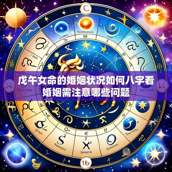 戊午女命的婚姻状况如何八字看婚姻需注意哪些问题