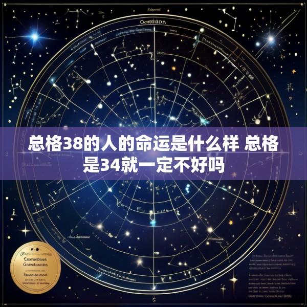 总格38的人的命运是什么样 总格是34就一定不好吗