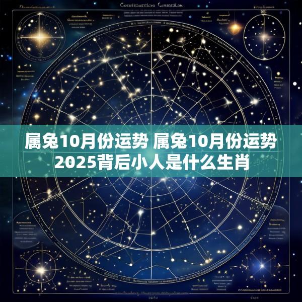 属兔10月份运势 属兔10月份运势2025背后小人是什么生肖