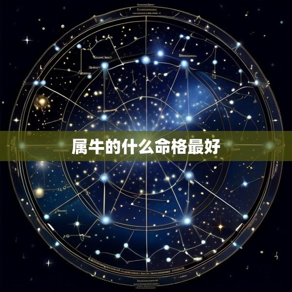 属牛的什么命格最好