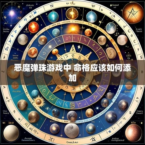 恶魔弹珠游戏中 命格应该如何添加