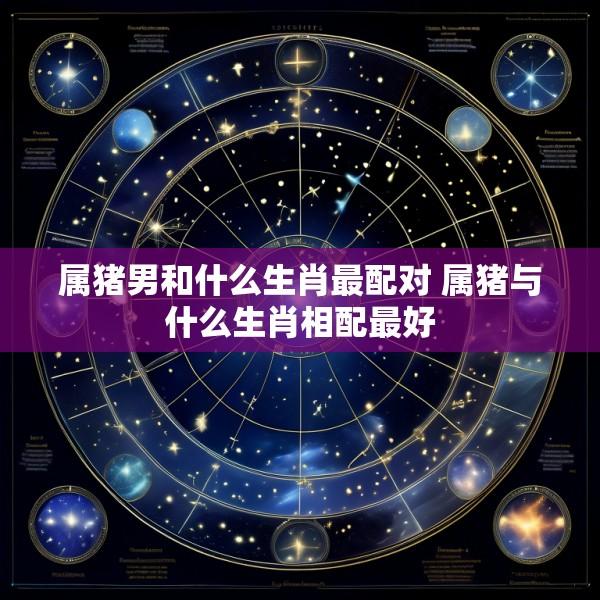 属猪男和什么生肖最配对 属猪与什么生肖相配最好
