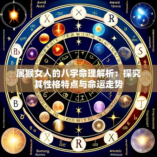 属猴女人的八字命理解析:探究其性格特点与命运走势