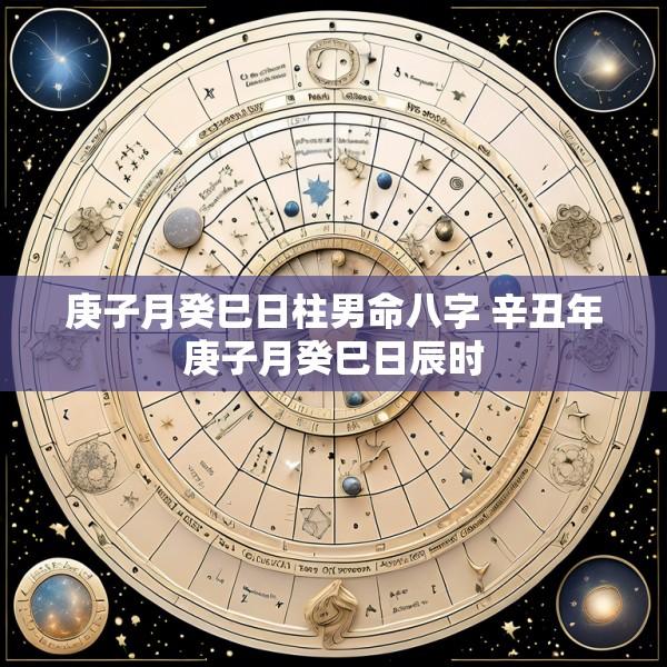 庚子月癸巳日柱男命八字 辛丑年庚子月癸巳日辰时