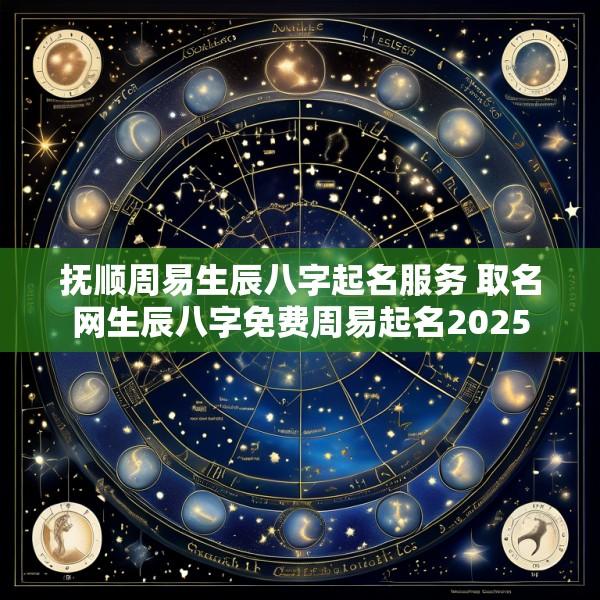 抚顺周易生辰八字起名服务 取名网生辰八字免费周易起名2025