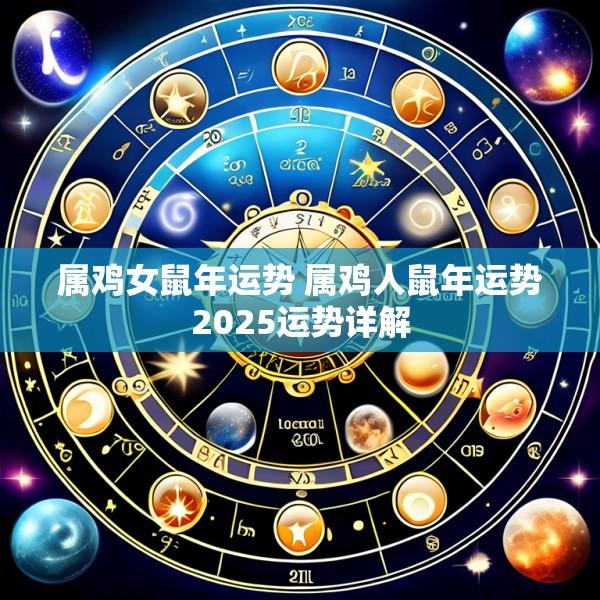 属鸡女鼠年运势 属鸡人鼠年运势2025运势详解
