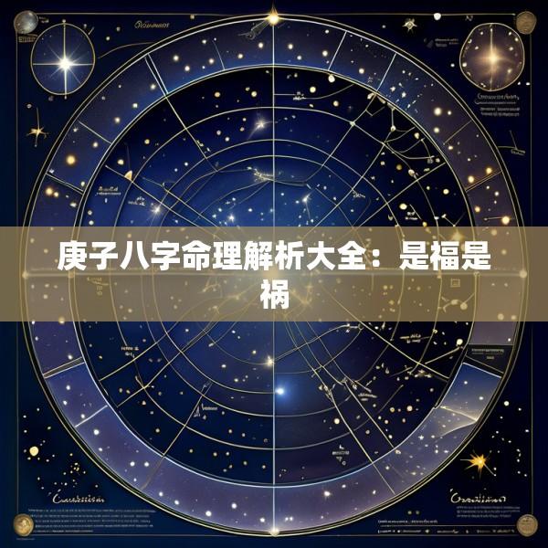 庚子八字命理解析大全：是福是祸