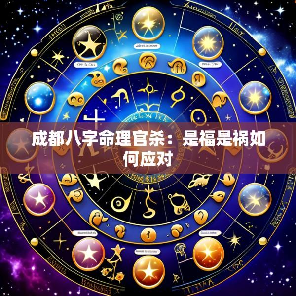 成都八字命理官杀：是福是祸如何应对