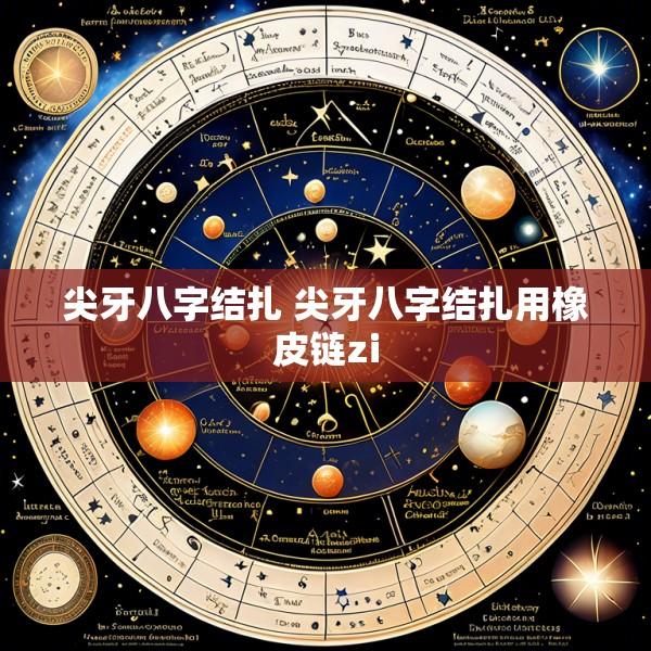 尖牙八字结扎 尖牙八字结扎用橡皮链zi