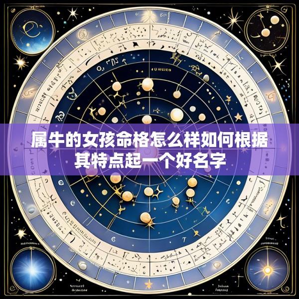 属牛的女孩命格怎么样如何根据其特点起一个好名字