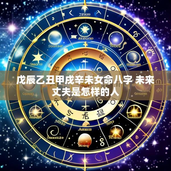 戊辰乙丑甲戌辛未女命八字 未来丈夫是怎样的人