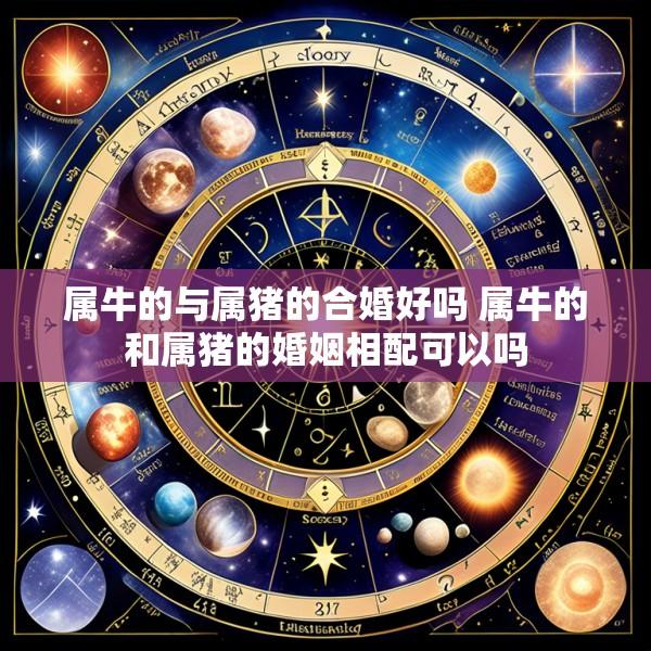属牛的与属猪的合婚好吗 属牛的和属猪的婚姻相配可以吗