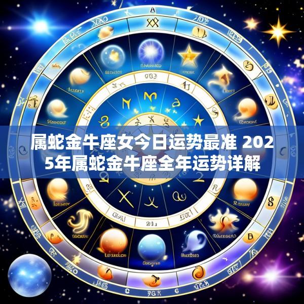 属蛇金牛座女今日运势最准 2025年属蛇金牛座全年运势详解