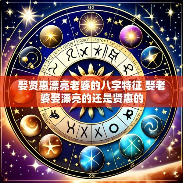 娶贤惠漂亮老婆的八字特征 娶老婆娶漂亮的还是贤惠的